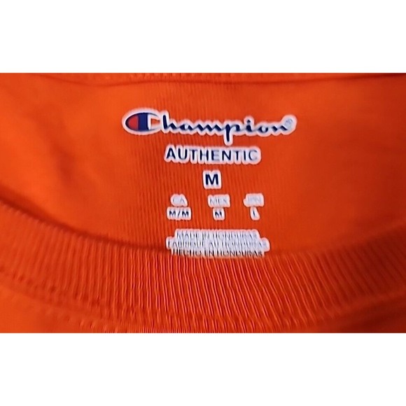 Champion Boise‎ State Idaho University Orange Blue Graphic T-shirt Mens Medium - Picture 3 of 6